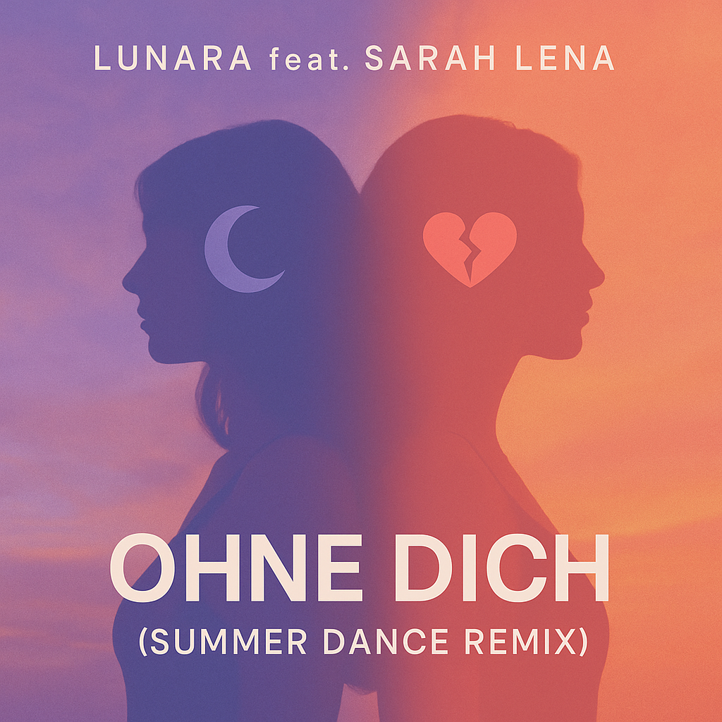 Cover-Artwork Lunara – Ohne dich, elektronischer Dance-Track über Liebe und Neuanfang